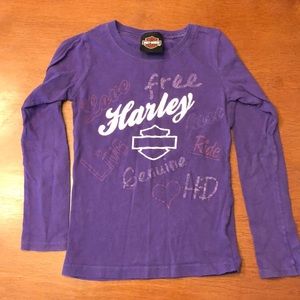 Girls official Harley Davidson long sleeve T-Shirt